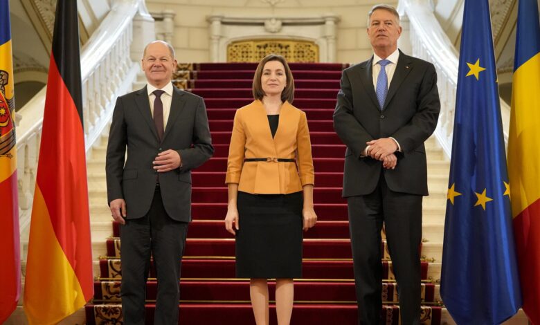 Photo of Maia Sandu, declaraţii comune cu Iohannis şi Scholz